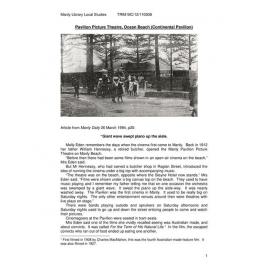 Pavilion Picture Theatre Manly