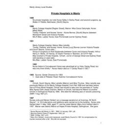 Private Hospitals in Manly