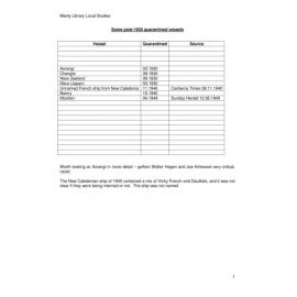 Quarantined Ships post 1930