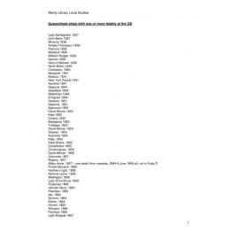 Quarantined Ships with Fatalities