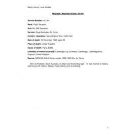 Reginald Arnold Moynagh 407391