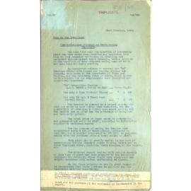 Manly Council Engineers Report Book  1946  January to December