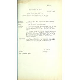 Manly Council Engineers Report Book  1948  January to June