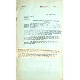 Manly Council Engineers Report Book  1949  January to June