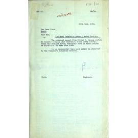 Manly Council Engineers Report Book  1949 to 1950  January to June