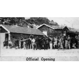 Queenscliff Surf Life Saving Club first clubhouse, official opening