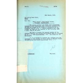 Manly Council Engineers Report Book  1953  January to March
