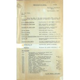 Manly Council Engineers Report Book  1953 April to December