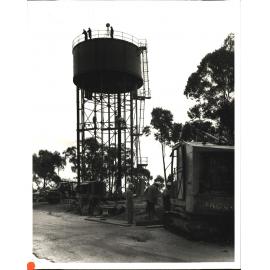 Construction of water tank, Bilgola Plateau