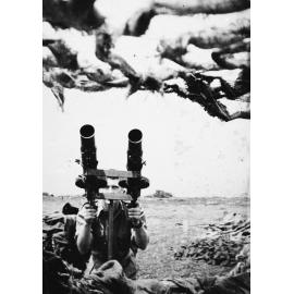 Lewis gunner at North Head 