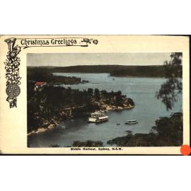 Middle Harbour Christmas Postcard
