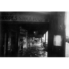 Pittwater Road flooding, Dee Why, c 1953