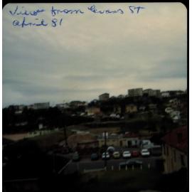 View of Harbord from Evans Street