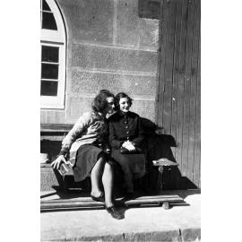 Joyce Hayman, later Rogalsky, and friend, Castlecrag