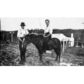 Horse riding on Turvey property, Belrose