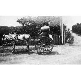 Bill Smith, milkman, Forest Way Belrose