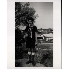 John Short in cub scout uniform, Dee Why