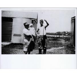 George Phillips with brown snake at Abbott Road, Curl Curl