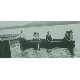 Robert Puffett fishing on Narrabeen Lagoon