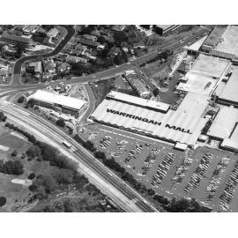 Aerial view of Warringah Mall, Brookvale