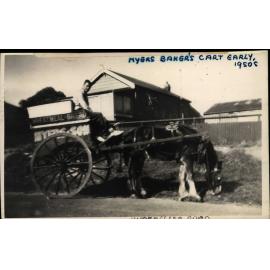 Myers and Son baker's cart, Undercliff Road, Harbord
