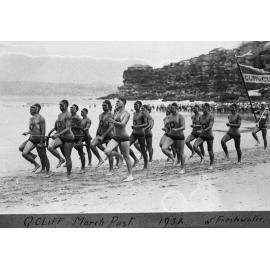 Queenscliff Surf Life Saving Club March Past Team at Freshwater