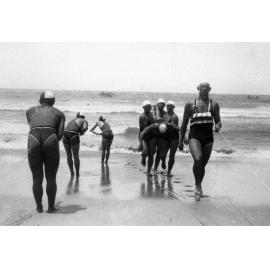 Queenscliff Surf Life Saving Club members reel training