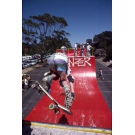 Skateboarding at Narrabeen Lakes Festival