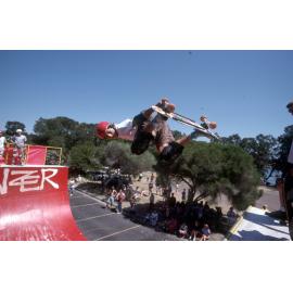 Skateboarding at Narrabeen Lakes Festival