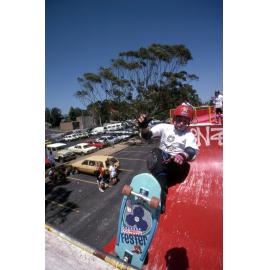 Skateboarding at Narrabeen Lakes Festival
