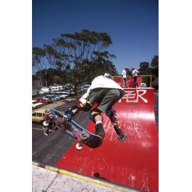Skateboarding at Narrabeen Lakes Festival