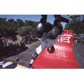 Skateboarding at Narrabeen Lakes Festival