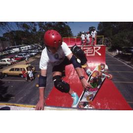 Skateboarding at Narrabeen Lakes Festival