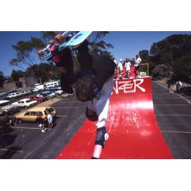 Skateboarding at Narrabeen Lakes Festival