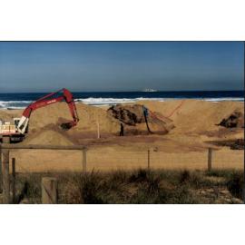 Narrabeen Beach, restoration works