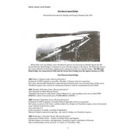 Narrabeen Lagoon Bridges