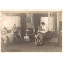 Usher family at home, Mona Vale