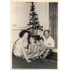 Usher family at Christmas, Mona Vale