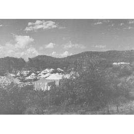 Camping area on Australia Day, Palm Beach, 1948