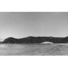 Snapperman Beach looking towards Palm Beach Wharf and Station Beach, Palm Beach, 1975