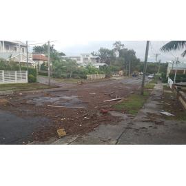 Storm damage, Malcolm Street, Narrabeen, 7am, 5th June 2016
