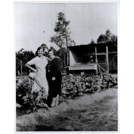 Berta Cunico on the farm, Dee Why