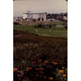 Mona Vale Golf course with Mona Vale Hospital in background