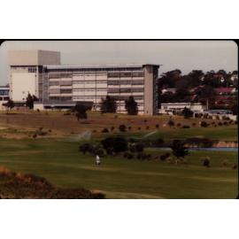 Mona Vale Golf Course with Mona Vale Hospital in background