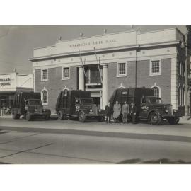 Warringah Shire Council garbage trucks 1954