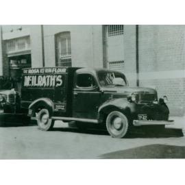 Mcilrath's shop, Manly, delivery vans