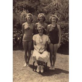 Members of Manly Ladies Amateur Swimming Club, c 1940
