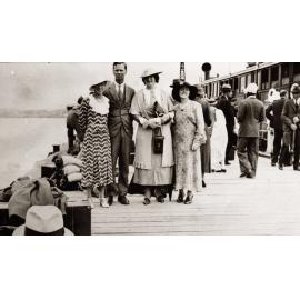New arrivals on the jetty at North Head Quarantine Station
