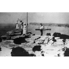 North Head Quarantine Station "guests" at the Old Man's Hat