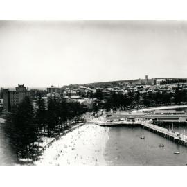 Manly Harbour Pool and Manly Wharf, 1947